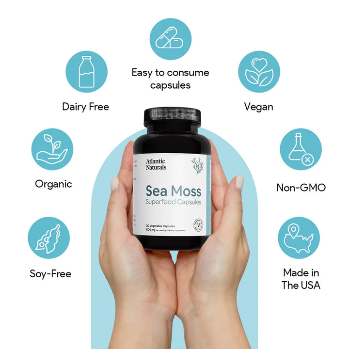 Irish Sea Moss Capsules | Organic |120 count | 1000mg