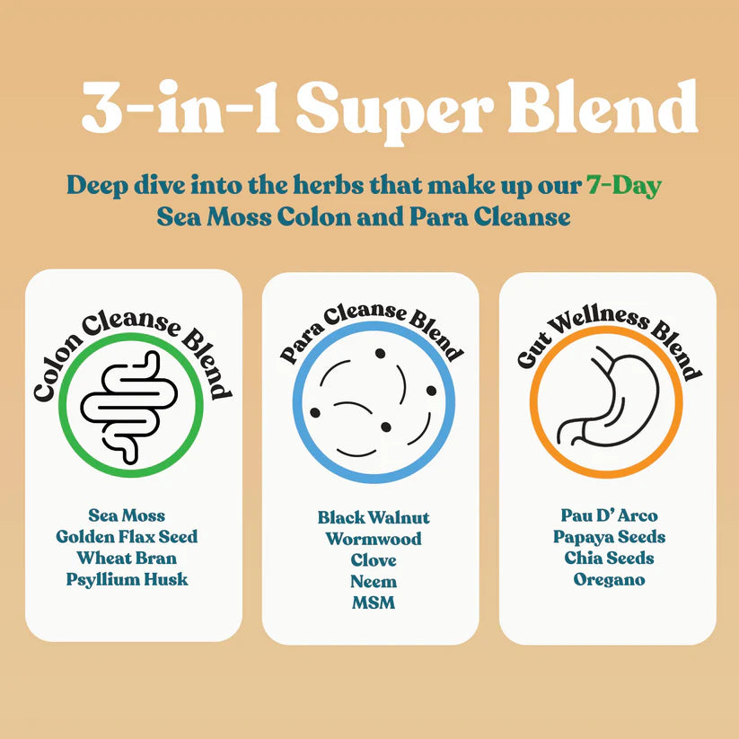 Sea Moss 7 Day Colon & Parasite Cleanse