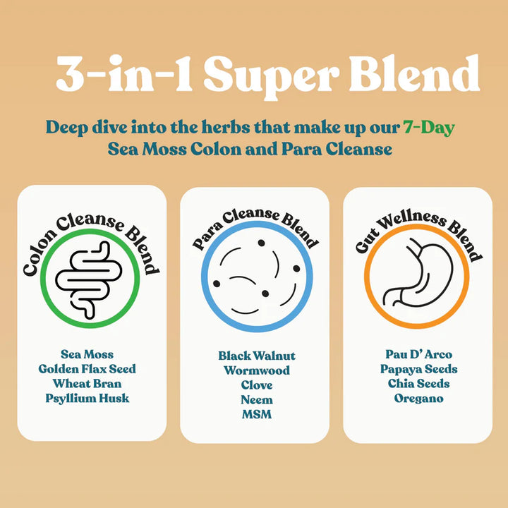 Sea Moss 7 Day Colon & Parasite Cleanse