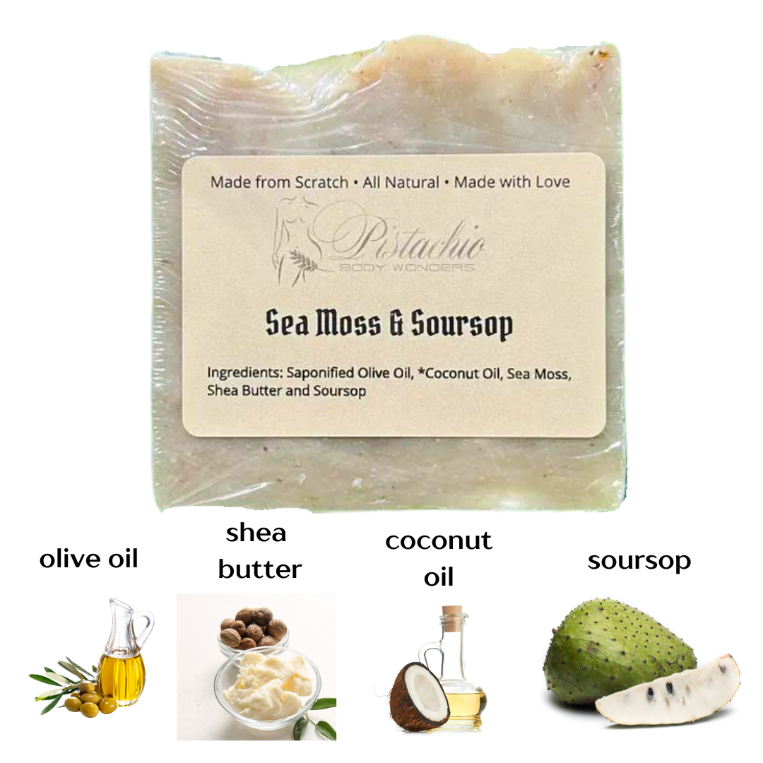 Sea Moss + Soursop Soap