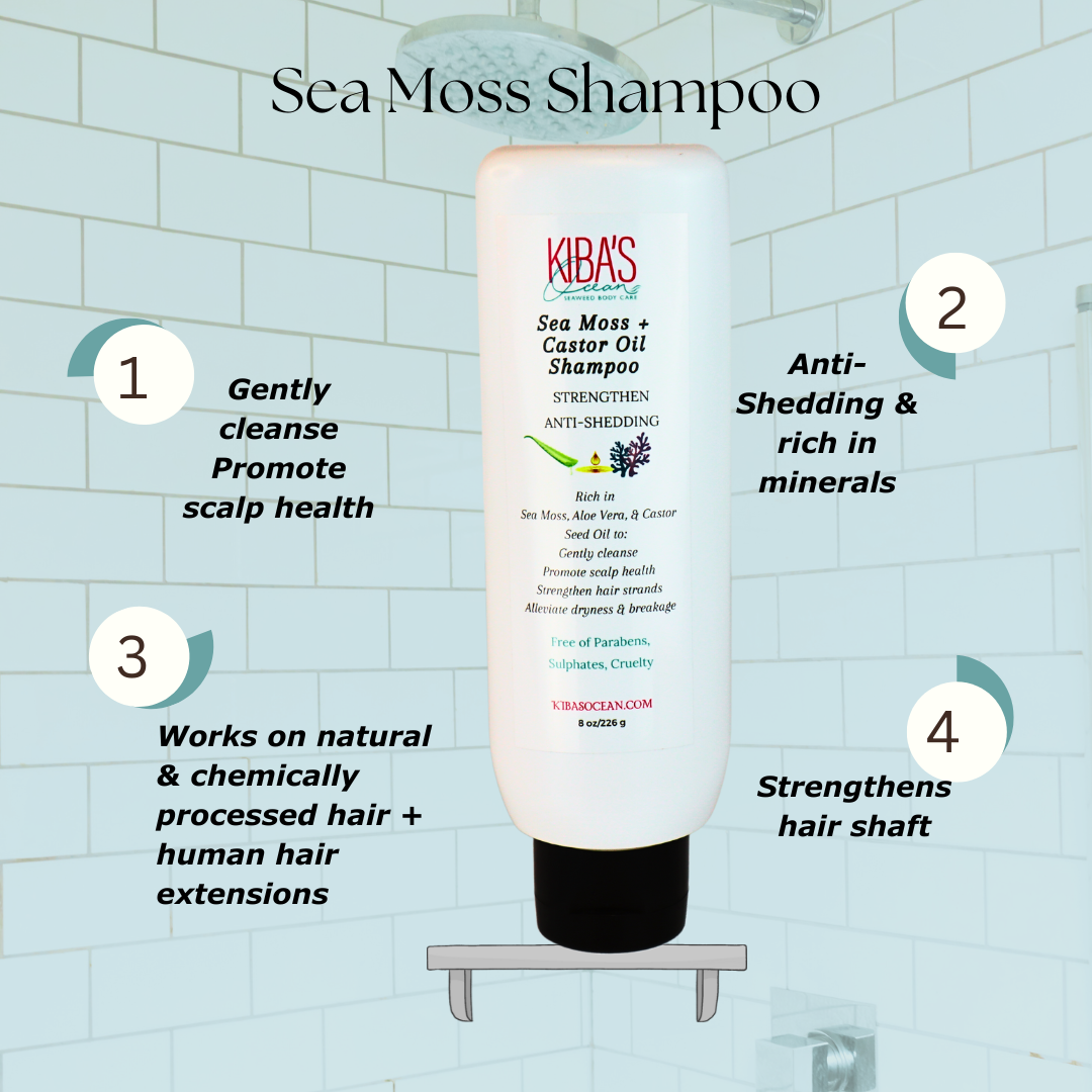 Sea Moss + Castor Oil Shampoo
