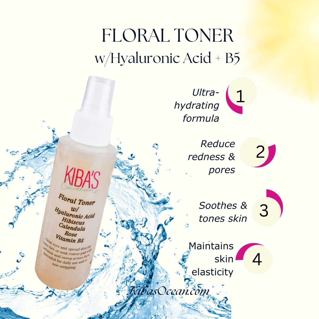 Rose Floral Toner w/ Hyaluronic Acid + B5